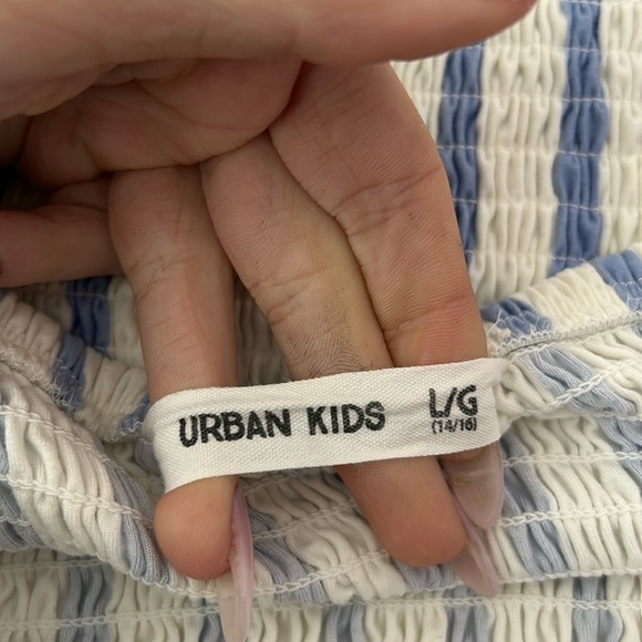 Urban Kids Girls Off-Shoulder Smocked Top - Picture 3 of 3